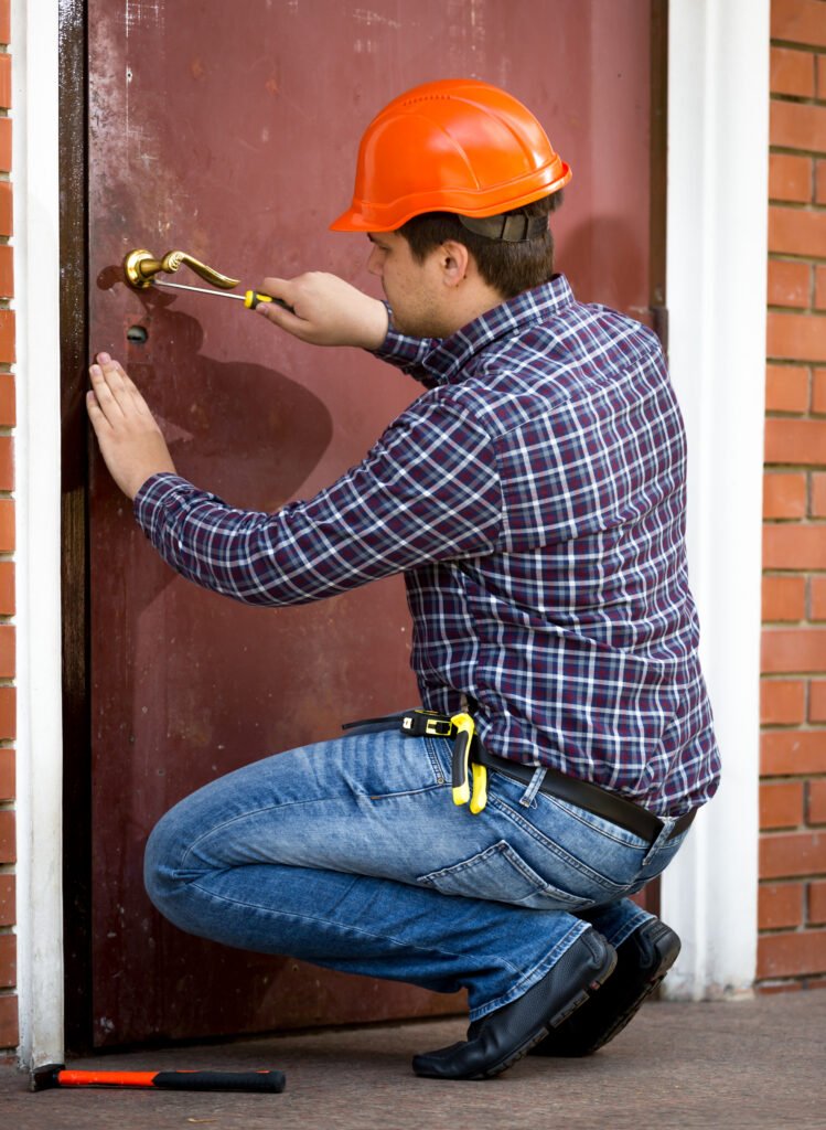 door lock installation