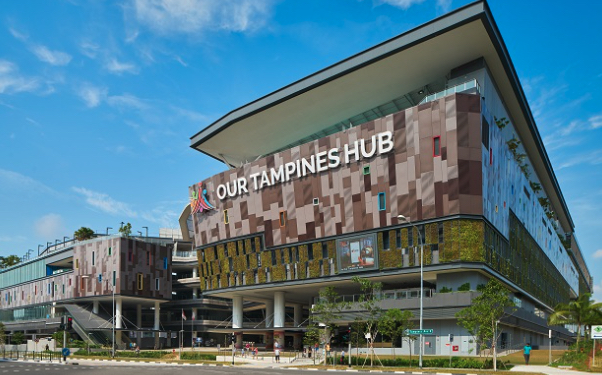 tampines hub in singapore